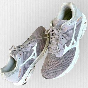 Mizuno Wave Inspire 16 Running Sneakers Athletic Shoes Womens 10.5 Pink Gray